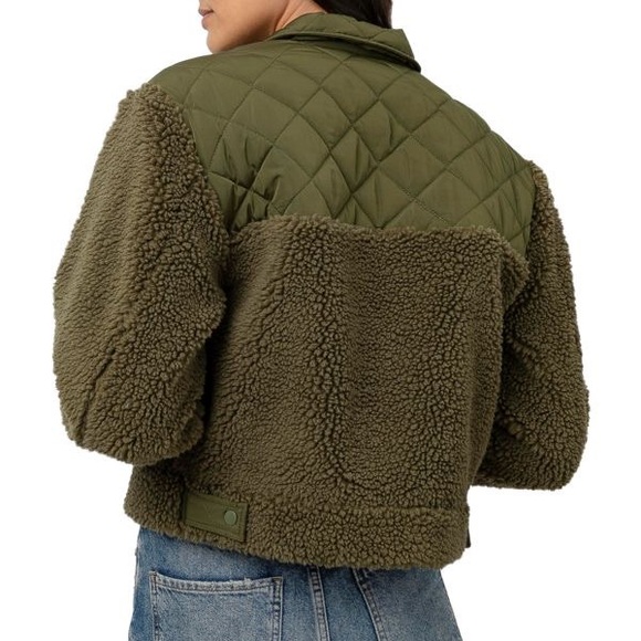 Rails Jackets & Coats Rails Peyton Faux Shearling Quilted Jacket